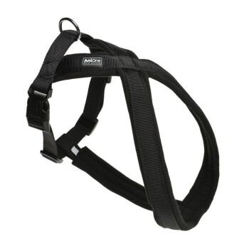 AniOne Harnais en X Classique Noir L