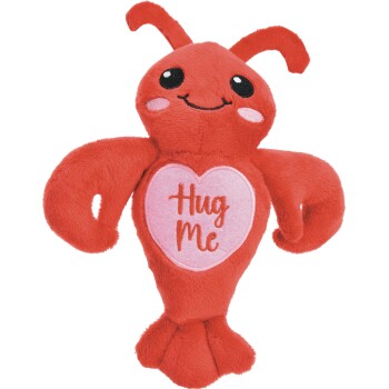 FIT+FUN JOUET Corde Rose/Homard en Peluche
