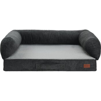 more LIFESTYLEPETS Couchage Ortho Supreme Lit à mémoire de forme gris XL - more LIFESTYLEPETS